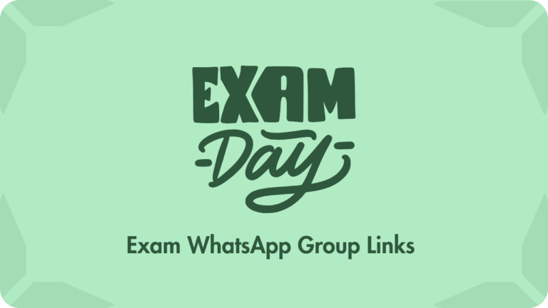 Exam WhatsApp Group Links Feature Image